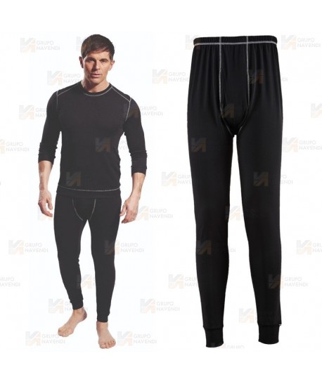 Pantalón térmico elástico y antibacteriano