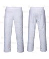 Pantalón alimentario unisex color blanco