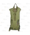 Mochila de hidratación color verde militar de 2,5 litros