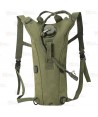 Mochila de hidratación color verde militar de 2,5 litros