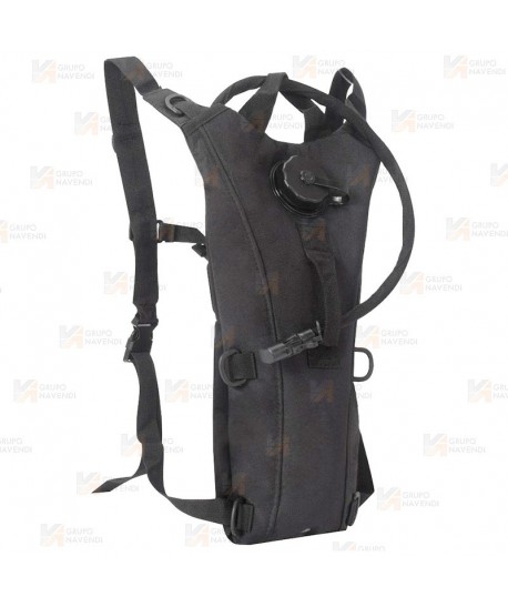 Mochila de hidratación color negro de 2,5 litros