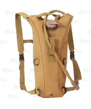 Mochila de hidratación color beige desierto de 2,5 litros