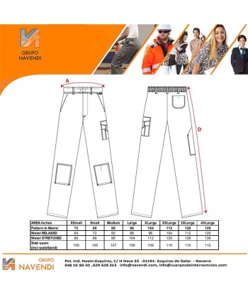 Pantalón de algodón grueso y multibolsillos especial para pintores