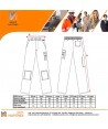 Pantalón de algodón grueso y multibolsillos especial para pintores