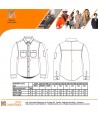 Camisa ignífuga, antiestática y anti arco ARC 2