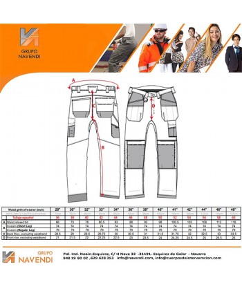 Pantalón bicolor, grueso y con refuerzos y bolsillos desmontables