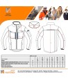 Softshell de trabajo multielástico, bicolor alta calidad
