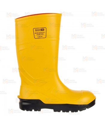 Bota de agua de seguridad para protección ante el frio S5 CI FO color amarillo