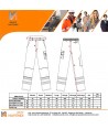 Pantalón multibolsillos con cintas reflectantes