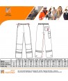 Pantalón ignífugo, antiestático y anti arco