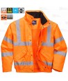 Chubasquero impermeable y transpirable alta visibilidad