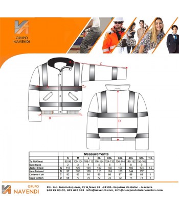 Chubasquero impermeable y transpirable en naranja alta visibilidad