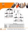 Chubasquero impermeable y transpirable en naranja alta visibilidad