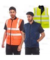 Chaleco reversible y acolchado de alta visibilidad