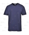 Camiseta térmica económica de manga corta color azul marino