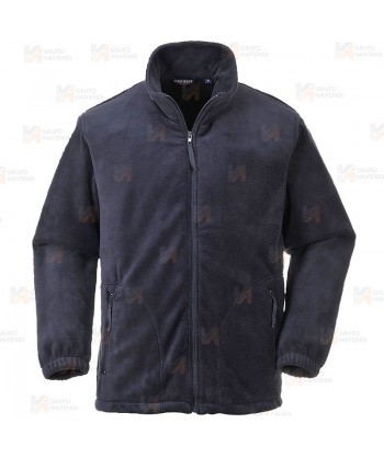 Chaqueta polar gruesa color marino
