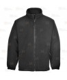 Chaqueta polar gruesa color negro