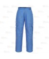 Pantalón ESD antiestático color azul