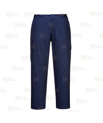 Pantalón ESD antiestático color azul marino