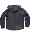 Parka deportiva impermeable y acolchada color negro