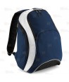 Mochila deportiva con bolsillo para medios digitales y salida para auriculares