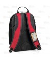 Mochila deportiva con bolsillo para medios digitales y salida para auriculares