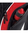 Mochila deportiva con bolsillo para medios digitales y salida para auriculares