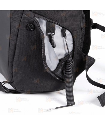Mochila anti robo con panel frontal anti cortes