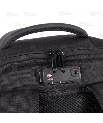 Mochila anti robo con panel frontal anti cortes