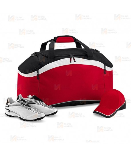 Bolsa para deporte de gran capacidad color rojo y negro