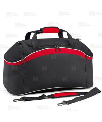 Bolsa para deporte de gran capacidad color negro y rojo