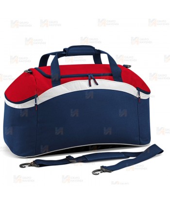Bolsa para deporte de gran capacidad color marino y rojo