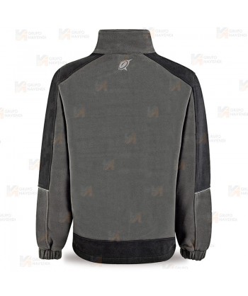 Chaqueta de forro polar gruesa y bicolor