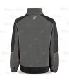 Chaqueta de forro polar gruesa y bicolor