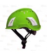 Casco para trabajos en altura color verde