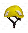 Casco para trabajos en altura color amarillo