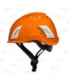 Casco para trabajos en altura color naranaja