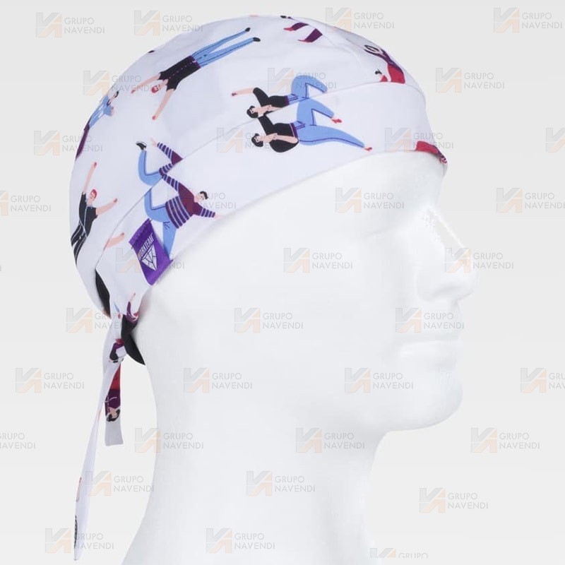 Bandana de tejido elástico y estampado