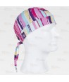 Bandana sanitaria en  tejido elástico y estampado
