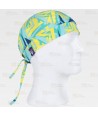Bandana sanitaria en  tejido elástico y estampado