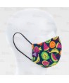 Mascarilla reutilizable estampada con filtro