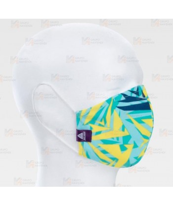 Mascarilla reutilizable estampada con filtro