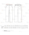 Pantalón económico de cocina pata gallo