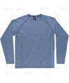 Camiseta técnica de manga larga y cuello redondo color azafata para hombre