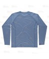 Camiseta técnica de manga larga y cuello redondo color azafata para hombre