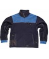Chaqueta de forro polar, bicolor, con bolsillos marino/azafata