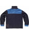 Chaqueta de forro polar, bicolor, con bolsillos marino/azafata
