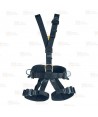 Arnés con enganches dorsal, frontal, cinturón de posicionamiento y hebillas automáticas