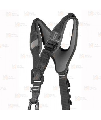 Arnés modular con cinturón de posicionamiento y hebillas automáticas
