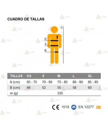 Arnés de cintura para principiantes, alquiler y rocódromos